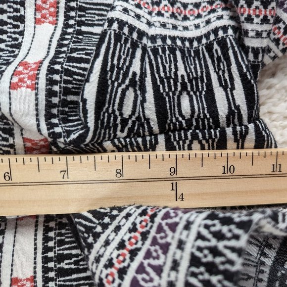 Dalia* Women's Multicolor BOHO 4 Pocket Hidden Closure High Waist Shorts~ Size 8 - Picture 8 of 12